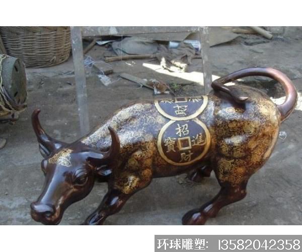 玻璃钢动物雕塑丨牛销售(图片)