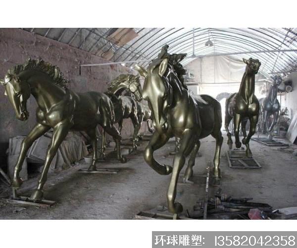 玻璃钢雕塑厂家丨玻璃钢马(图片)