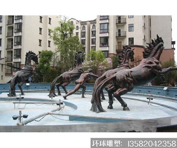 玻璃钢马雕塑丨城市雕塑马(图片)