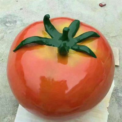 玻璃钢仿真蔬菜西红柿雕塑 西红柿雕塑价格